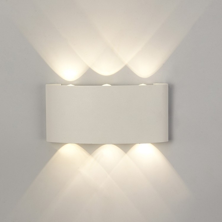 Applique d'extérieur LED IP54 ARCS Sable blanc