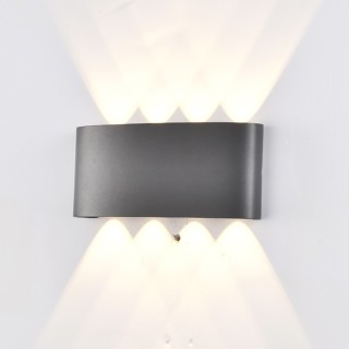 Applique d'extérieur LED 8W 3000K IP54 ARCS Gris foncé
