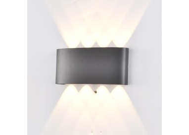 Applique d'extérieur LED 8W 3000K IP54 ARCS Gris foncé
