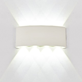 Applique d'extérieur LED 8W 3000K IP54 ARCS Sable blanc