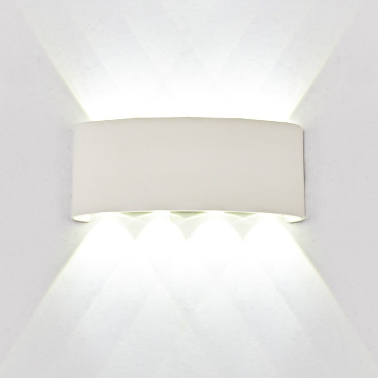 Applique d'extérieur LED 8W 3000K IP54 ARCS Sable blanc