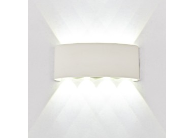 Applique d'extérieur LED 8W 3000K IP54 ARCS Sable blanc