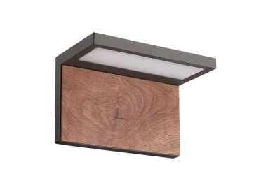 Applique murale d'extérieur LED 13W 3000K IP65 RUKA Gris foncé