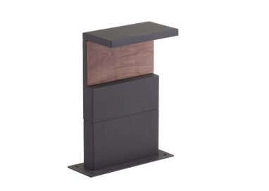 Applique murale d'extérieur LED 13 W 3000 K IP65 RUKA Gris foncé