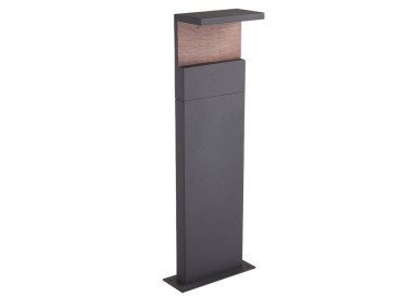Borne d'extérieur LED 13W 3000K IP65 RUKA Gris foncé