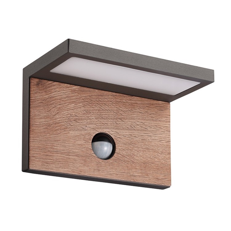 Applique murale d'extérieur LED 15W 3000K IP54 RUKA Gris foncé