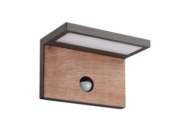 Applique murale d'extérieur LED 15W 3000K IP54 RUKA Gris foncé