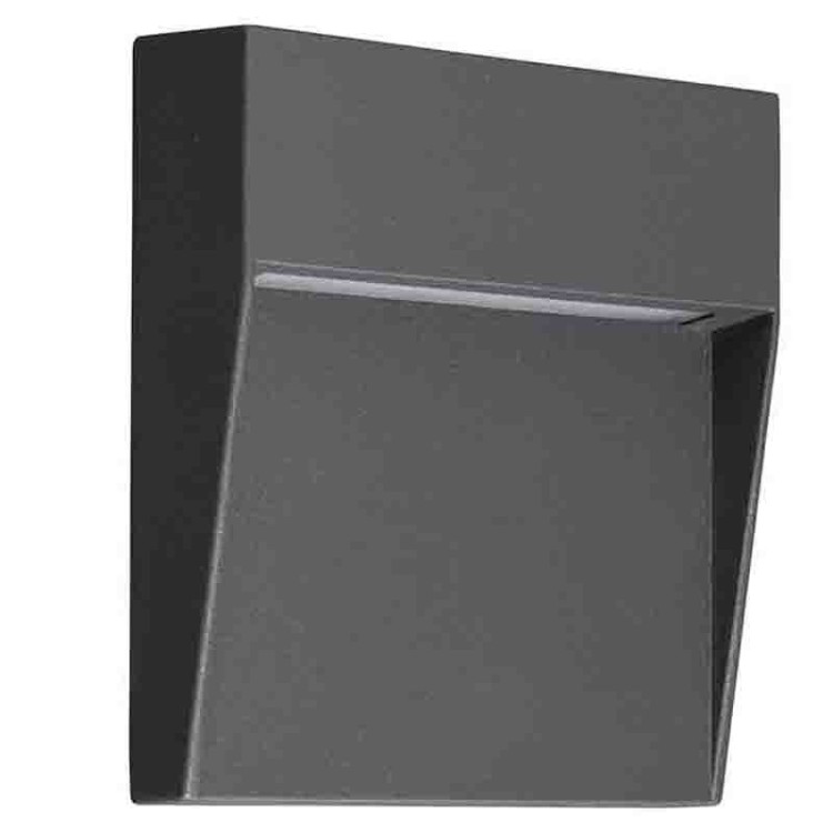 Applique murale d'extérieur à LED IP54 BAKER Gris foncé