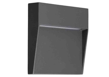 Applique murale d'extérieur à LED IP54 BAKER Gris foncé