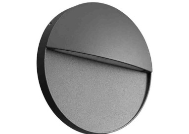 Applique murale d'extérieur à LED IP54 BAKER Gris foncé