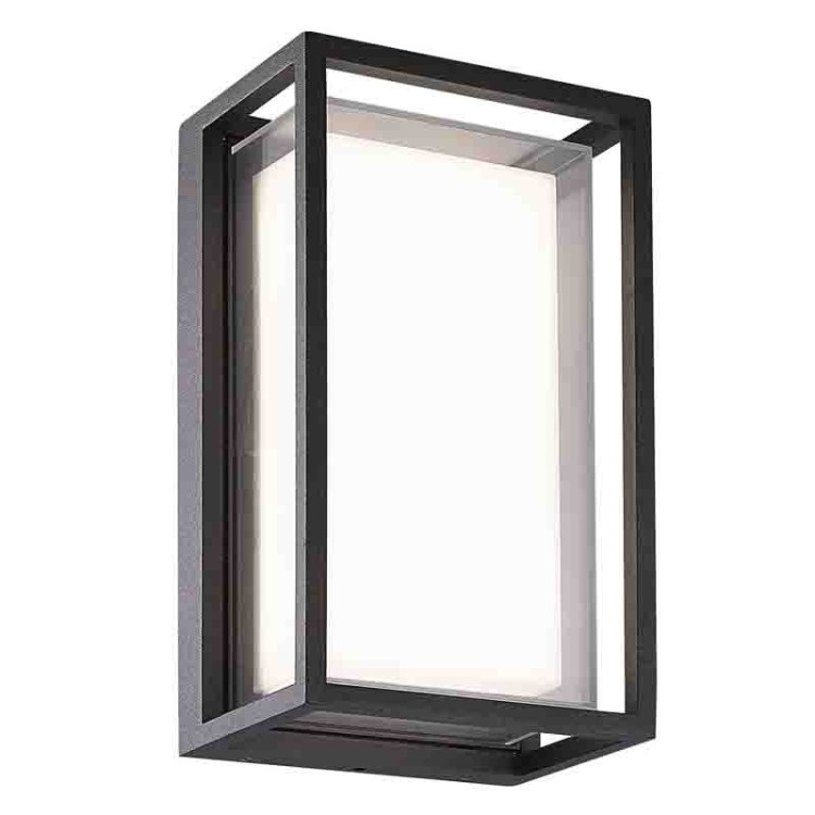 Applique d'extérieur LED IP65 CHAMONIX Gris foncé