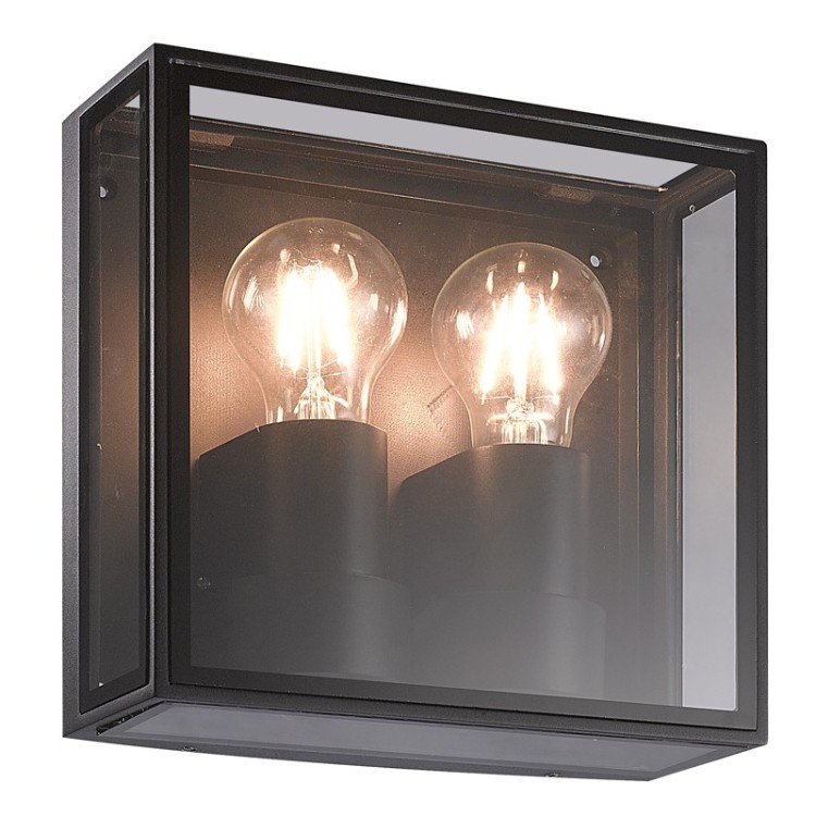 Applique d'extérieur IP65 VERBIER Gris foncé