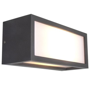 Applique d'extérieur E27 1 lumière IP65 UTAH Gris foncé