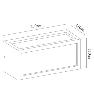 Applique d'extérieur E27 1 lumière IP65 UTAH Gris foncé