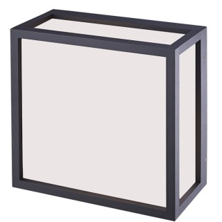 Plafonnier d'extérieur E27 2 lumières IP65 UTAH Gris foncé