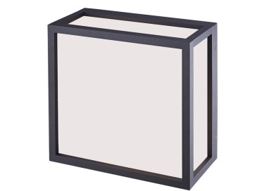 Plafonnier d'extérieur E27 2 lumières IP65 UTAH Gris foncé