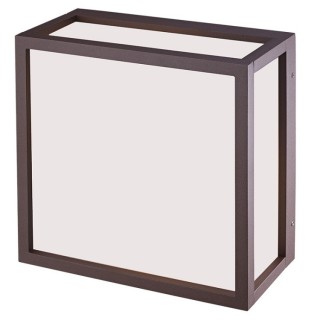 Plafonnier d'extérieur E27 2 lumières IP65 UTAH Corten