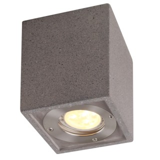 Spot de plafond IP65 LEVI Gris foncé