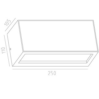 Applique d'extérieur BERET Gris foncé