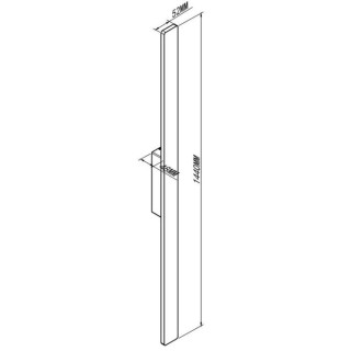 Applique d'extérieur LED IP54 LOTUS Blanc
