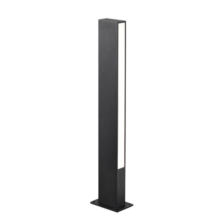 BORNE 60CM IP65 10W 3000K NOIRE LOTUS Noir