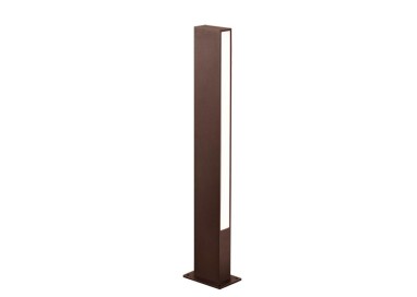 BORNE 60CM IP65 10W 3000K CORTEN LOTUS Corten