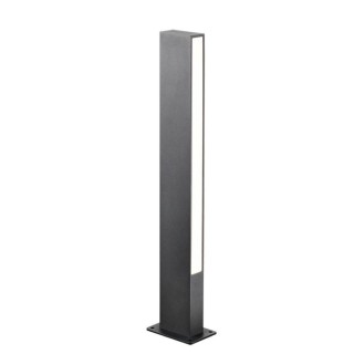 BORNE 60CM IP65 10W 3000K GRIS FONCÉ LOTUS Gris foncé