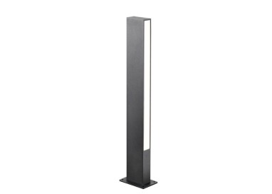 BORNE 60CM IP65 10W 3000K GRIS FONCÉ LOTUS Gris foncé