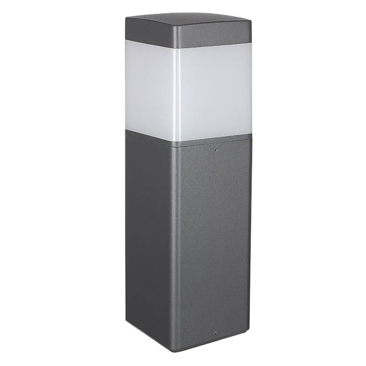 Applique murale d'extérieur carrée gris foncé 35 cm IP65 E27 CHICAGO Gris foncé