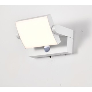 APPLIQUE MURALE LED AVEC CAPTEUR 20W 3000K BLANC COOPER Blanc