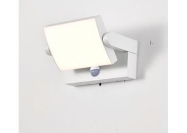 APPLIQUE MURALE LED AVEC CAPTEUR 20W 3000K BLANC COOPER Blanc