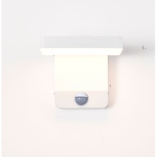 APPLIQUE MURALE LED AVEC CAPTEUR 20W 3000K BLANC COOPER Blanc