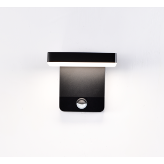 APPLIQUE MURALE LED AVEC CAPTEUR 20W 3000K NOIR COOPER Noir