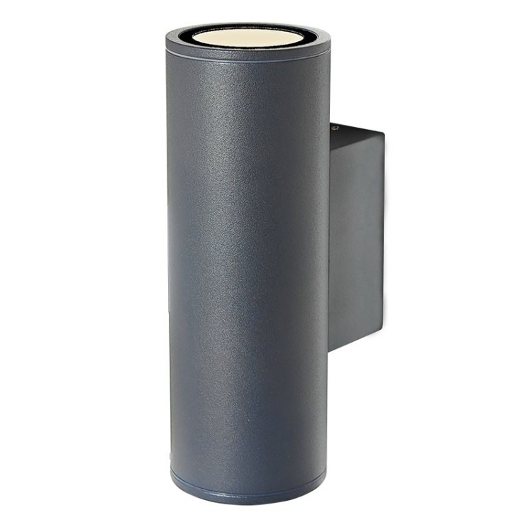 APPLIQUE IP65 2L*GU10 GRIS OSCURO PERE Gris foncé