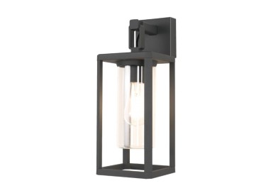 APPLIQUE 1L E27 IP65 NOIRE ALPS Noir