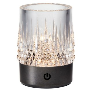 LAMPE DE TABLE 1W 3000K NICKEL NOIR LAX Noir