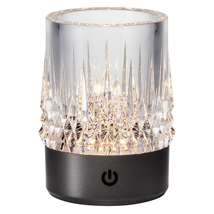 LAMPE DE TABLE 1W 3000K NICKEL NOIR LAX Noir