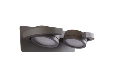 Applique extérieure IP54 IGUAZU Gris foncé