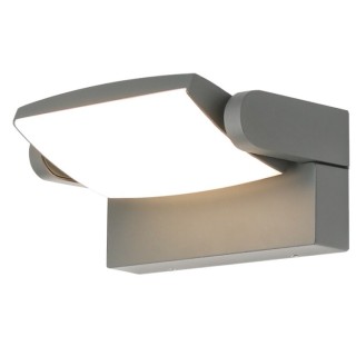 Applique murale LED 12 W 3000 K Gris foncé HOOD Gris foncé