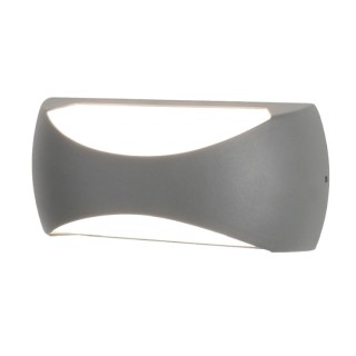 Applique murale LED 12 W 3000 K Gris foncé BUTAN Gris foncé