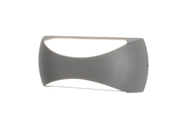 Applique murale LED 12 W 3000 K Gris foncé BUTAN Gris foncé