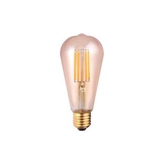 Ampoule LED E27 6,5 W 2200 K 650 lm ST64  LED**** Transparent