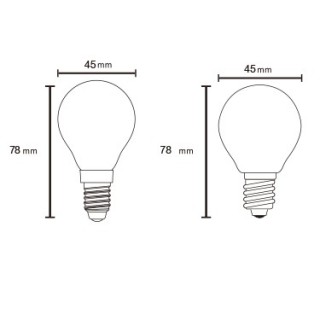 Ampoule LED E14 6,5 W 4000 K 800 lm  LED**** Blanc