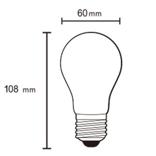 Ampoule LED E27 12W 4000K 1520lm  LED**** Transparent