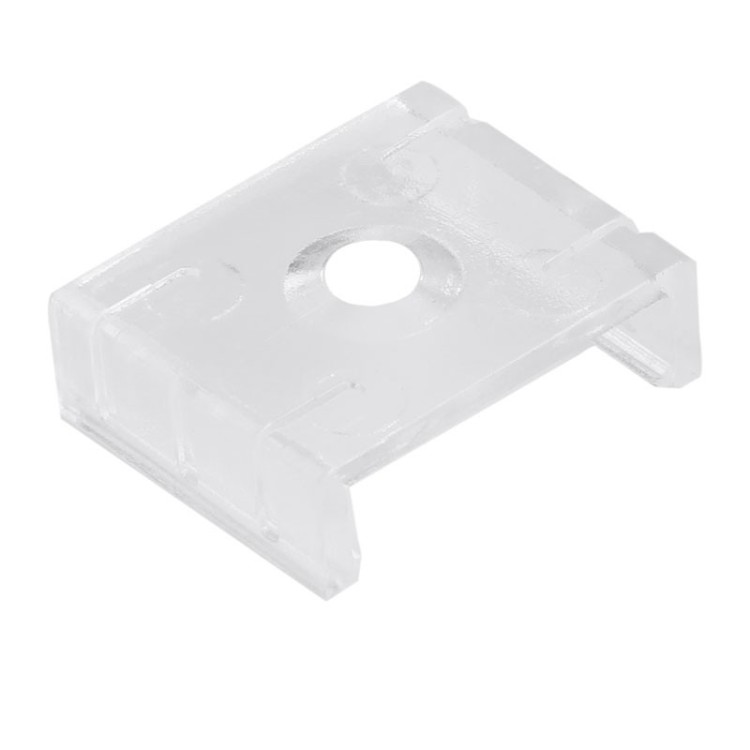 CLIP DE FIXATION PROFIL TRANSPARENT 2000*17,1*15,3mm TIRAS LED STRIPS Transparent