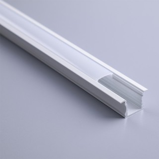 PROFIL EN ALUMINIUM ENCASTRÉ BLANC 2000*17,3*15,3mm TIRAS LED STRIPS Blanc