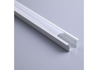 PROFIL EN ALUMINIUM ENCASTRÉ BLANC 2000*17,3*15,3mm TIRAS LED STRIPS Blanc