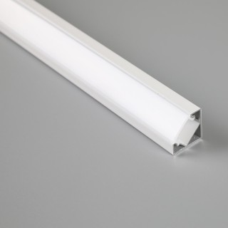 PROFIL D'ANGLE EN ALUMINIUM BLANC 2000*18*18mm TIRAS LED STRIPS Blanc