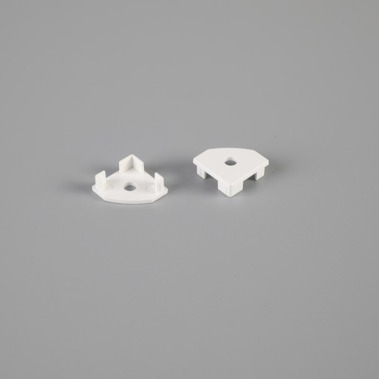 EMBOUT BLANC AVEC PROFIL DE TROU 2000*18*18mm TIRAS LED STRIPS Blanc