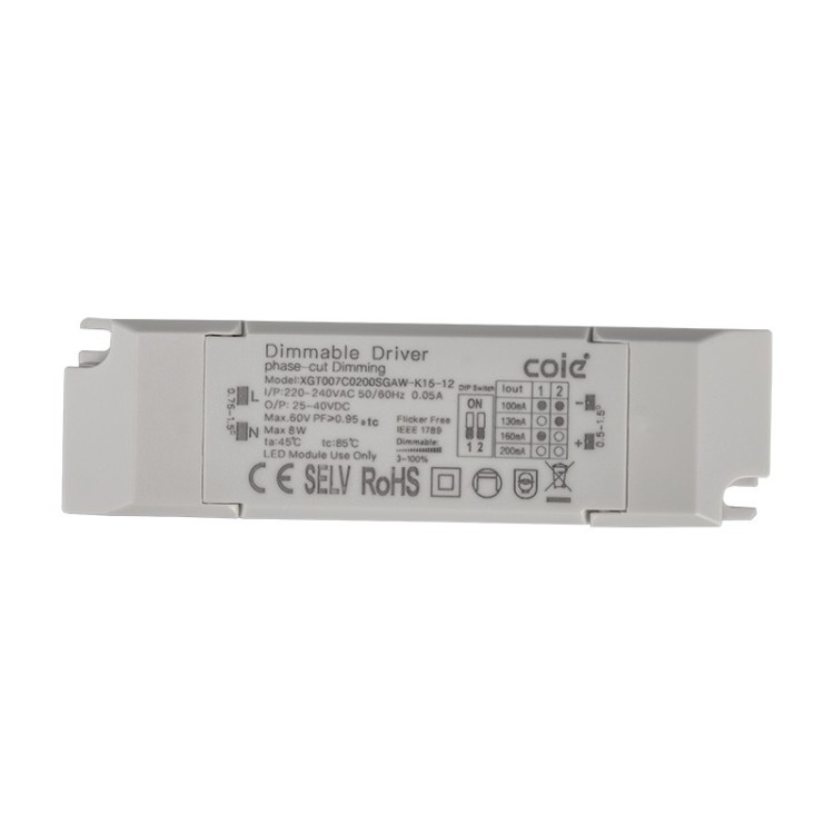 Pilote Triac gradable 6 W SUNSET Blanc